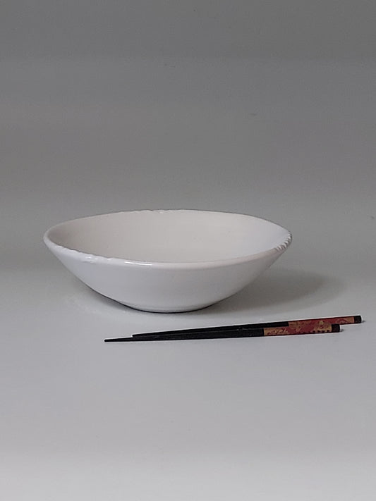 Large Snow White Porcelain Bowl