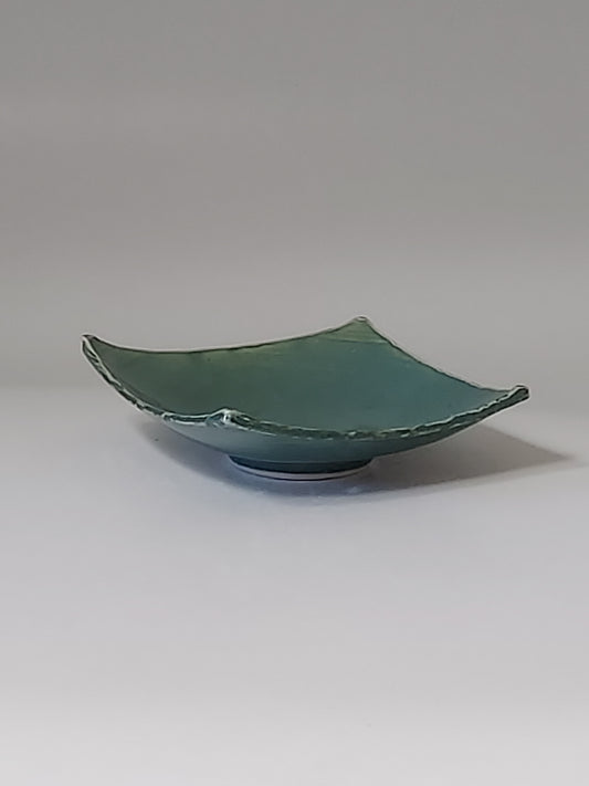 Emerald Green Porcelain Serving Dish